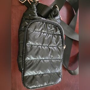 Army Green Shiny HydroBag® Puffer Travel Hydration Pockets Summer Stylish Light